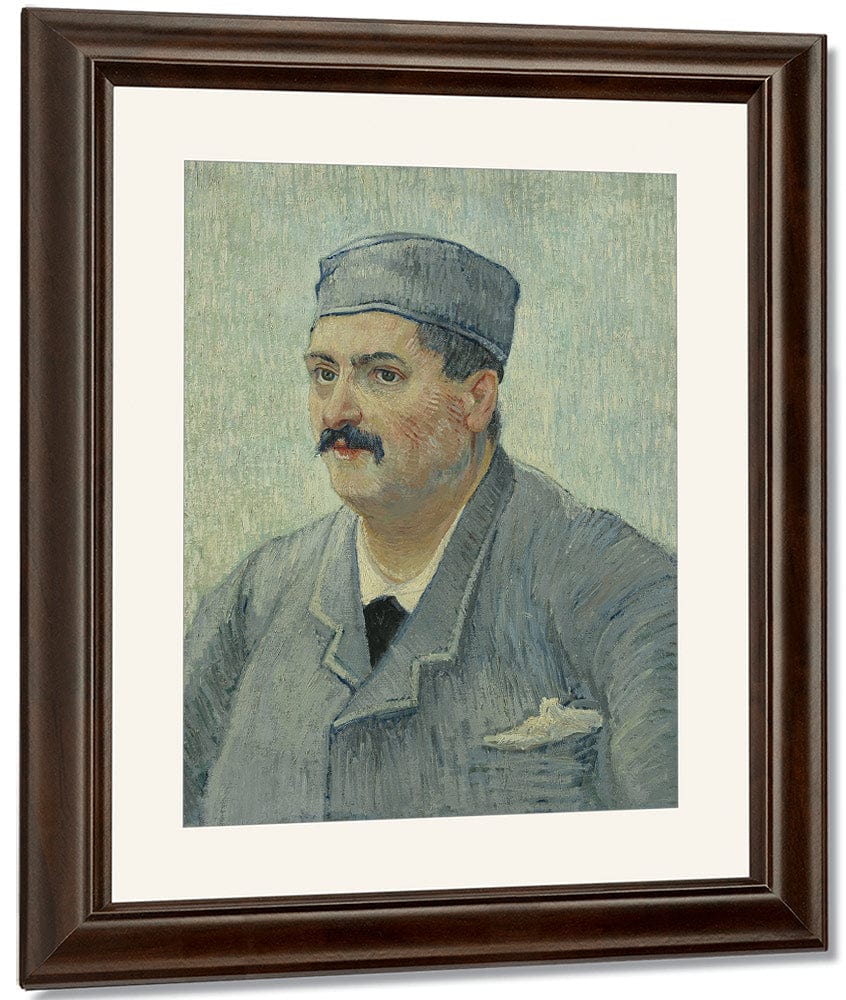Portrait Of Etienne Lucien Martin By Vincent Van Gogh Fine Art Print