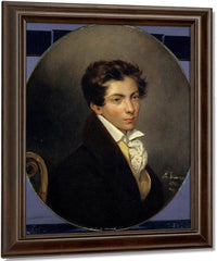 Portrait Of Eugene Berny D'ouville By Eugene Delacroix Fine Art Print