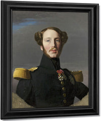 Portrait Of Ferdinand Philippe, Duke Of Orleans By Jean Auguste Dominique Ingres Fine Art Print