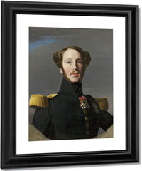 Portrait Of Ferdinand Philippe, Duke Of Orleans By Jean Auguste Dominique Ingres Fine Art Print