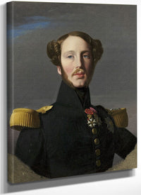 Portrait Of Ferdinand Philippe, Duke Of Orleans By Jean Auguste Dominique Ingres Fine Art Print