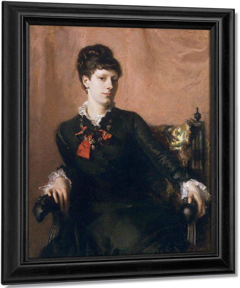 Portrait Of Frances Sherborne Ridley Watts By John Singer Sargent Fine Art Print
