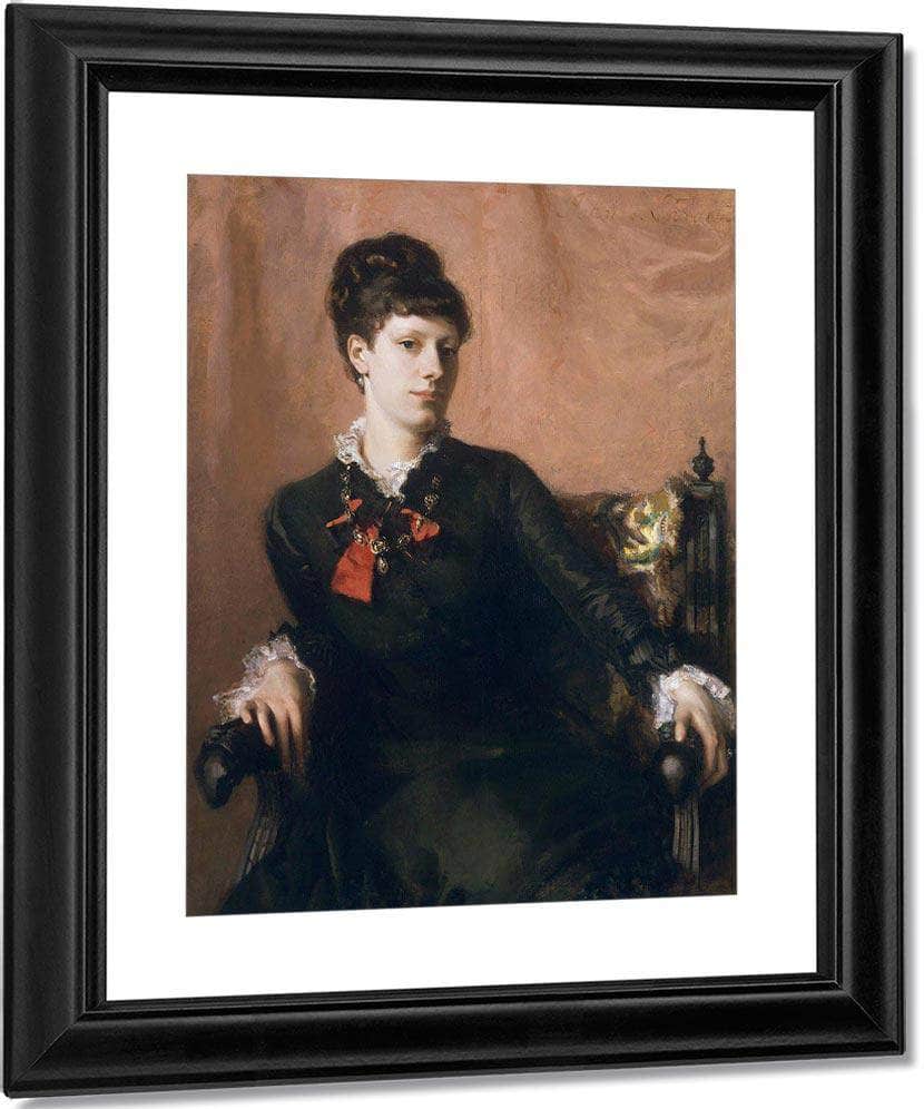 Portrait Of Frances Sherborne Ridley Watts By John Singer Sargent Fine Art Print