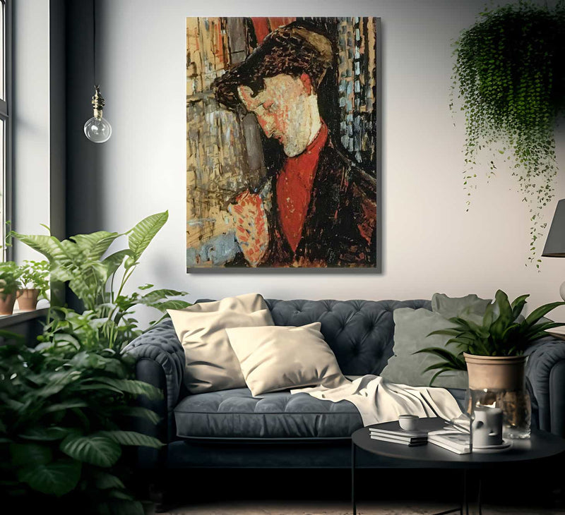 Portrait Of Frank Burty Haviland 1914 By Amedeo Modigliani Fine Art Print