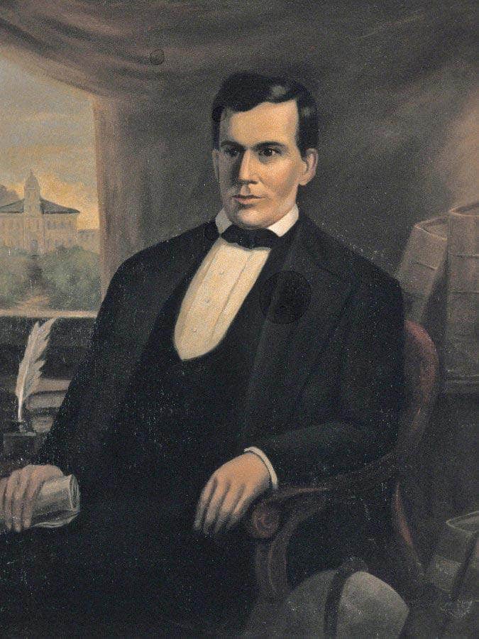 Portrait Of Freeman G Cary By Duncanson Robert Fine Art Print