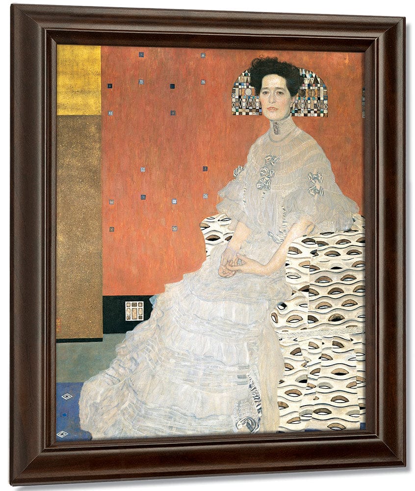 Portrait Of Fritza Riedler 1906 Austria Gallery By Gustav Klimt Fine Art Print