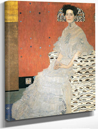 Portrait Of Fritza Riedler 1906 Austria Gallery By Gustav Klimt Fine Art Print