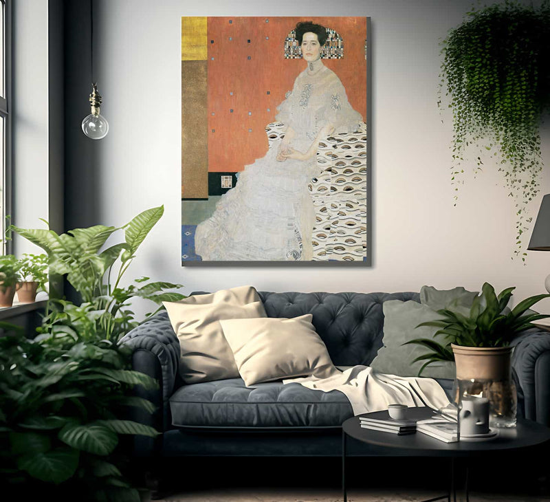 Portrait Of Fritza Riedler 1906 Austria Gallery By Gustav Klimt Fine Art Print
