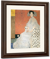 Portrait Of Fritza Riedler 1906 Austria Gallery By Gustav Klimt Fine Art Print