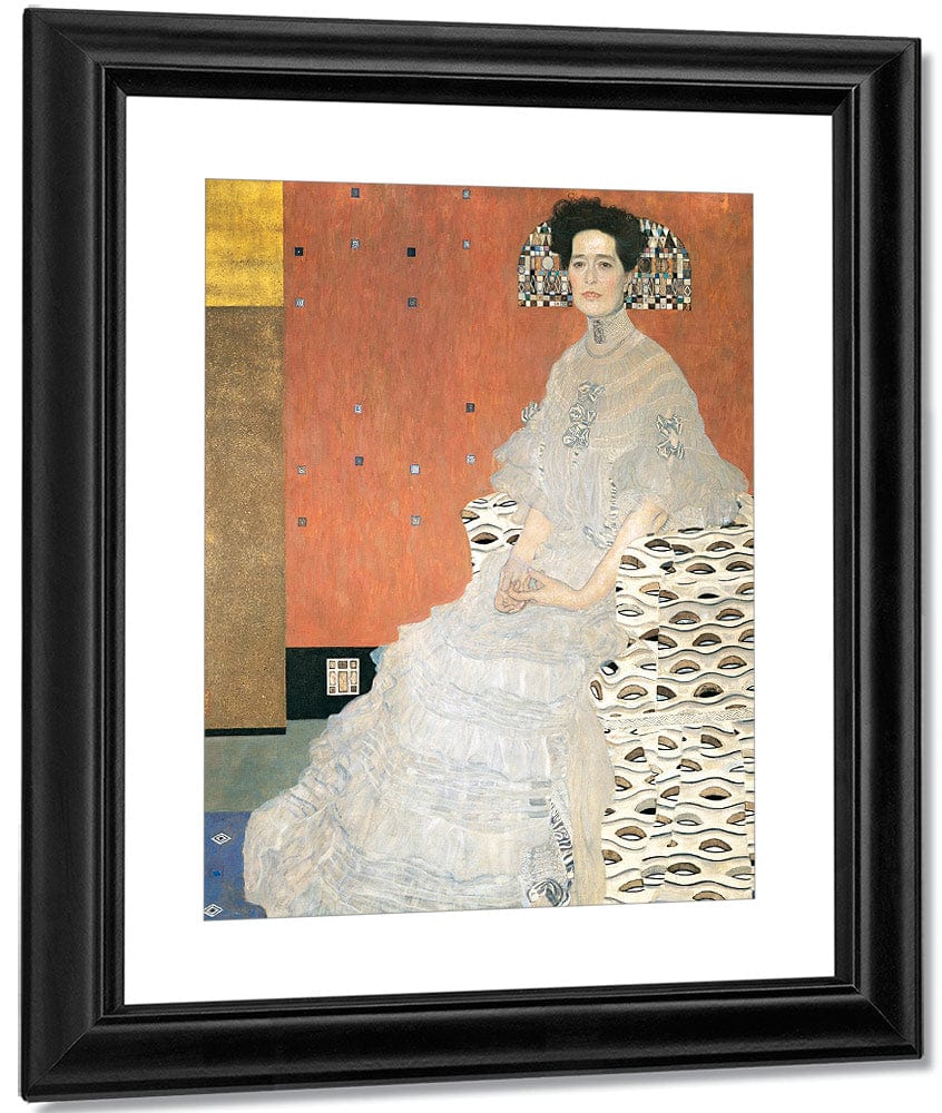Portrait Of Fritza Riedler 1906 Austria Gallery By Gustav Klimt Fine Art Print