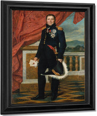 Portrait Of General Etienne Maurice Gerard By Jacques Louis David Fine Art Print