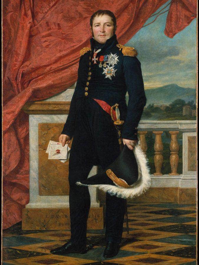 Portrait Of General Etienne Maurice Gerard By Jacques Louis David Fine Art Print