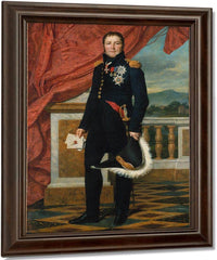 Portrait Of General Etienne Maurice Gerard By Jacques Louis David Fine Art Print