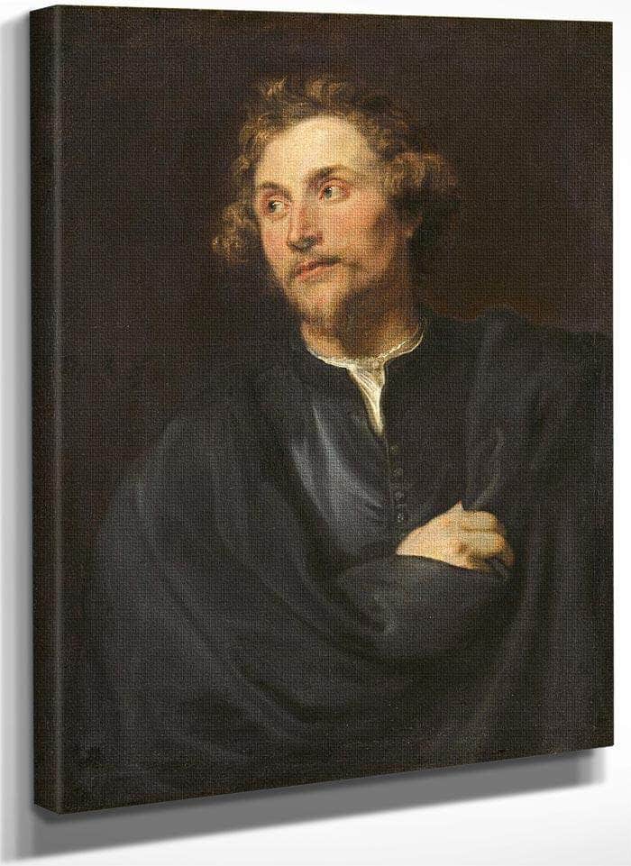 Portrait Of Georg Petel By Anthony Van Dyck Fine Art Print