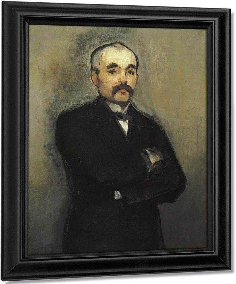 Portrait Of George Clemeceau 1880 By Edouard Manet Fine Art Print