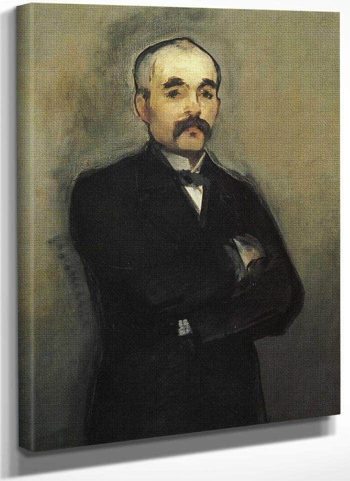 Portrait Of George Clemeceau 1880 By Edouard Manet Fine Art Print