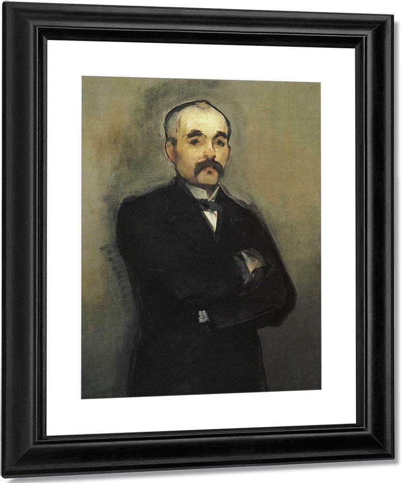 Portrait Of George Clemeceau 1880 By Edouard Manet Fine Art Print