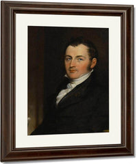 Portrait Of George Gallagher By John Trumbull Fine Art Print