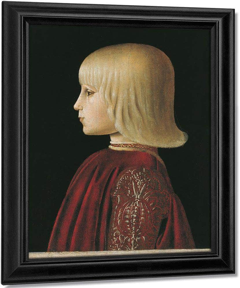 Portrait Of Guidobaldo Da Montefeltro 1483 By Piero Della Francesca Fine Art Print