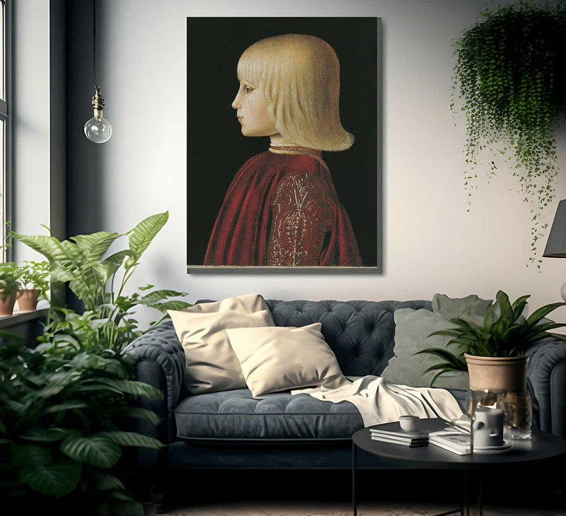 Portrait Of Guidobaldo Da Montefeltro 1483 By Piero Della Francesca Fine Art Print