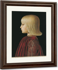 Portrait Of Guidobaldo Da Montefeltro 1483 By Piero Della Francesca Fine Art Print