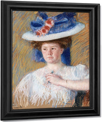 Portrait Of Helen Sears, Daughter Of Sarah Choate Sears By Mary Cassatt Fine Art Print