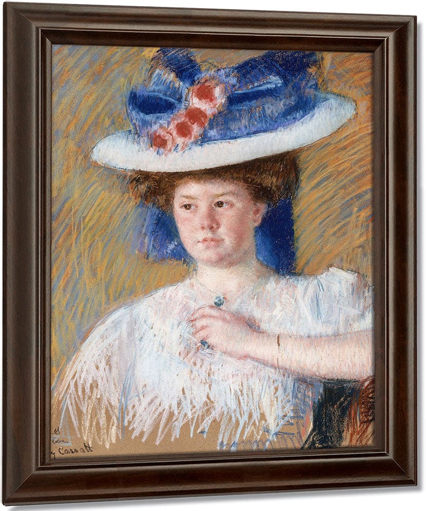 Portrait Of Helen Sears, Daughter Of Sarah Choate Sears By Mary Cassatt Fine Art Print