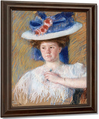 Portrait Of Helen Sears, Daughter Of Sarah Choate Sears By Mary Cassatt Fine Art Print