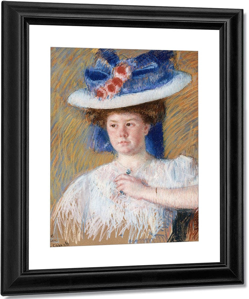 Portrait Of Helen Sears, Daughter Of Sarah Choate Sears By Mary Cassatt Fine Art Print