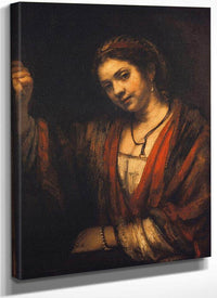 Portrait Of Hendrickje Stoffels By Rembrandt Fine Art Print