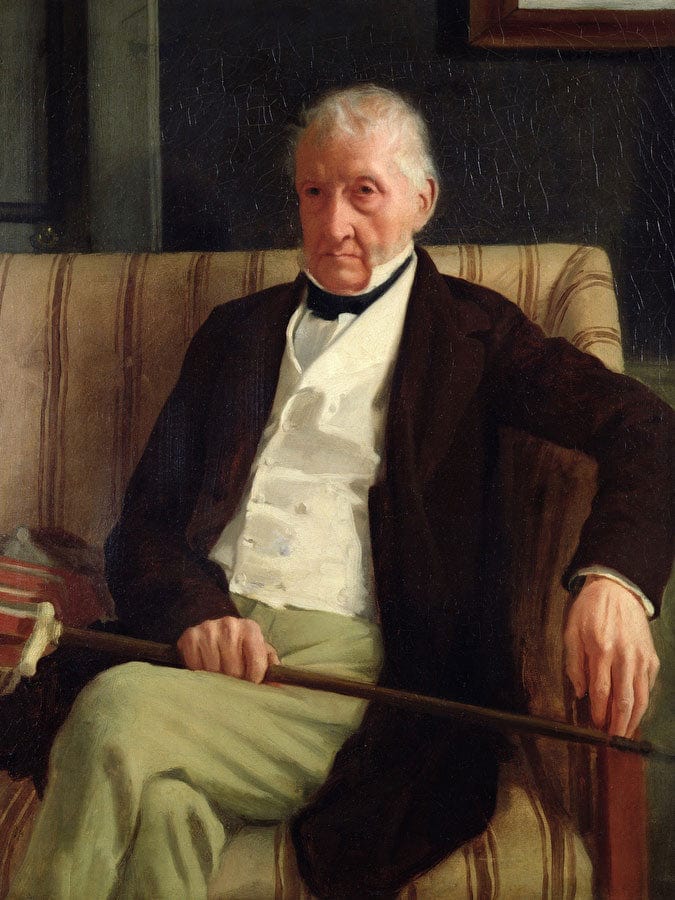 Portrait Of Hilaire Degas (1770 1858), Grandfather Of The Artist By Edgar Degas Fine Art Print