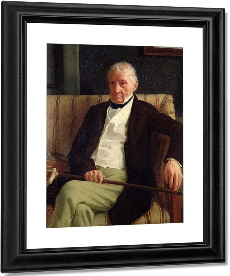 Portrait Of Hilaire Degas (1770 1858), Grandfather Of The Artist By Edgar Degas Fine Art Print