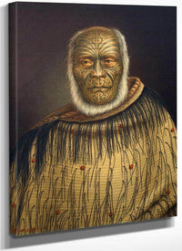 Portrait Of Ihaka Whanga 1870 By Gottfried Lindauer Fine Art Print