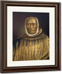 Portrait Of Ihaka Whanga 1870 By Gottfried Lindauer Fine Art Print