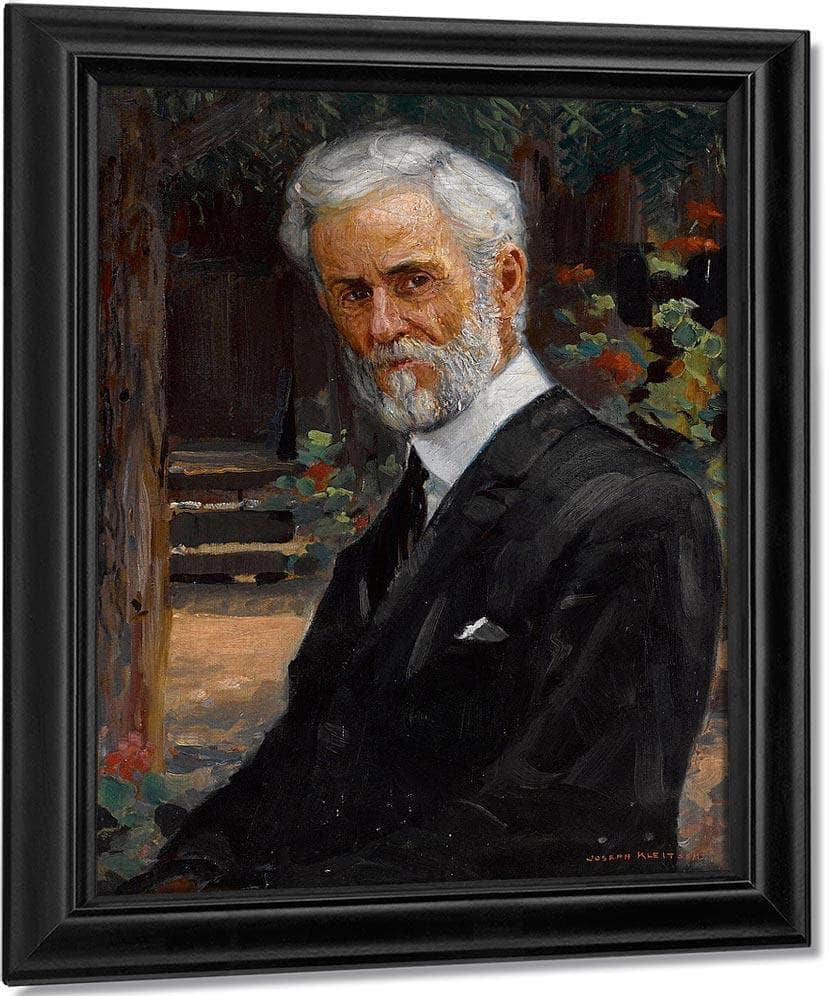 Portrait Of Isaac Jenkinson Frazee By Joseph Kleitsch Fine Art Print