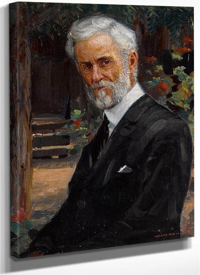 Portrait Of Isaac Jenkinson Frazee By Joseph Kleitsch Fine Art Print