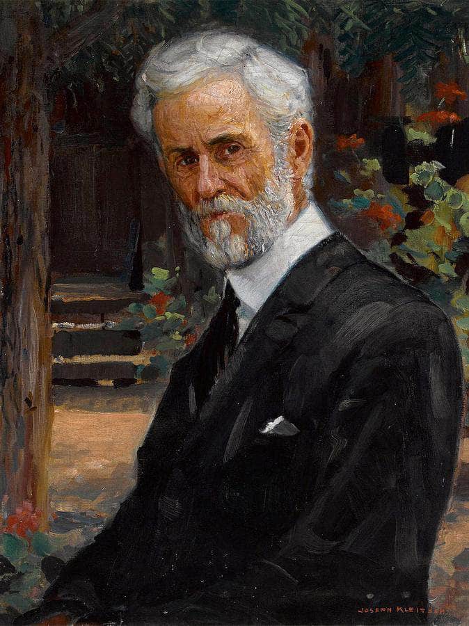 Portrait Of Isaac Jenkinson Frazee By Joseph Kleitsch Fine Art Print
