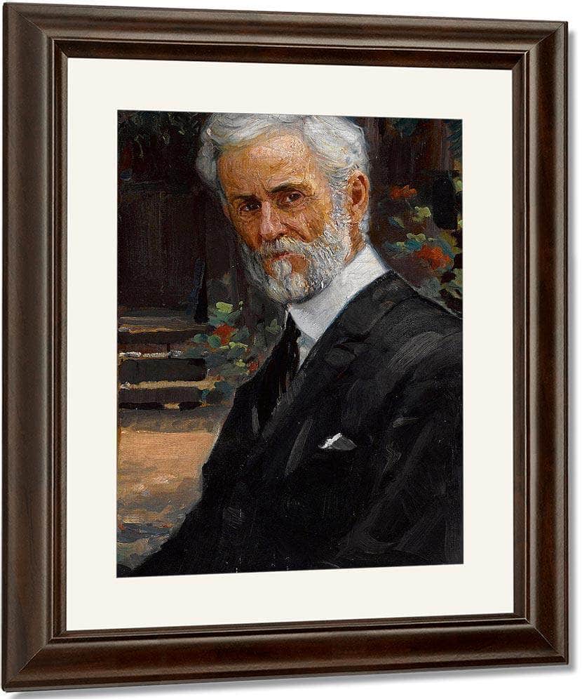 Portrait Of Isaac Jenkinson Frazee By Joseph Kleitsch Fine Art Print