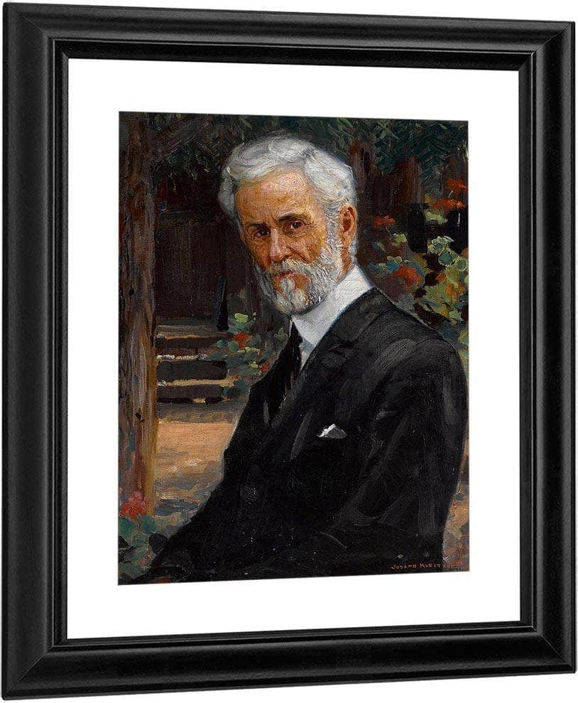 Portrait Of Isaac Jenkinson Frazee By Joseph Kleitsch Fine Art Print