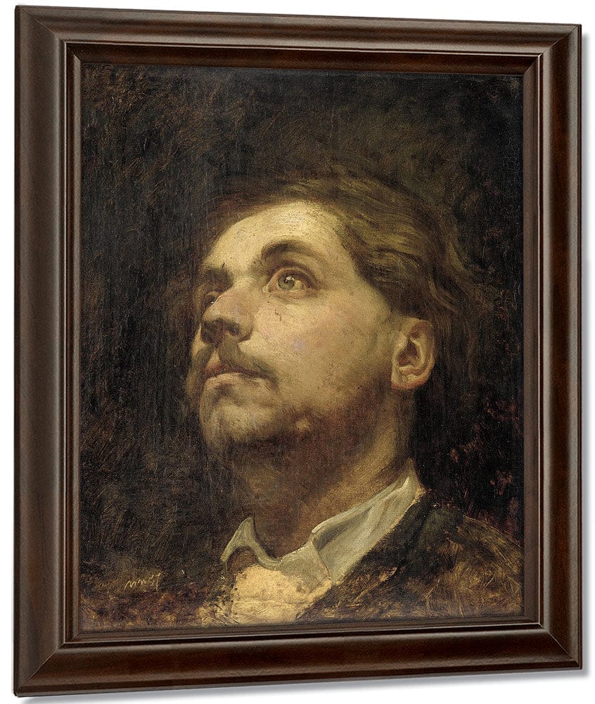 Portrait Of Jacob Maris 1857 By Matthijs Maris Fine Art Print