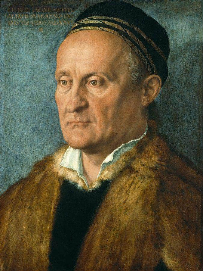 Portrait Of Jakob Muffel 1526 By Albrecht Durer Fine Art Print