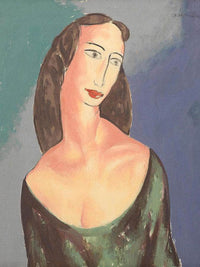 Portrait Of Janet By Alfred Henry Maurer Fine Art Print