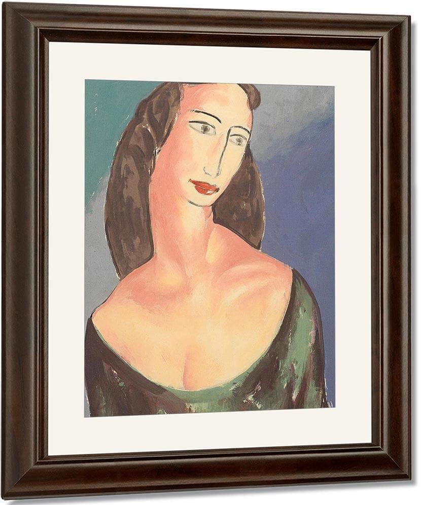 Portrait Of Janet By Alfred Henry Maurer Fine Art Print