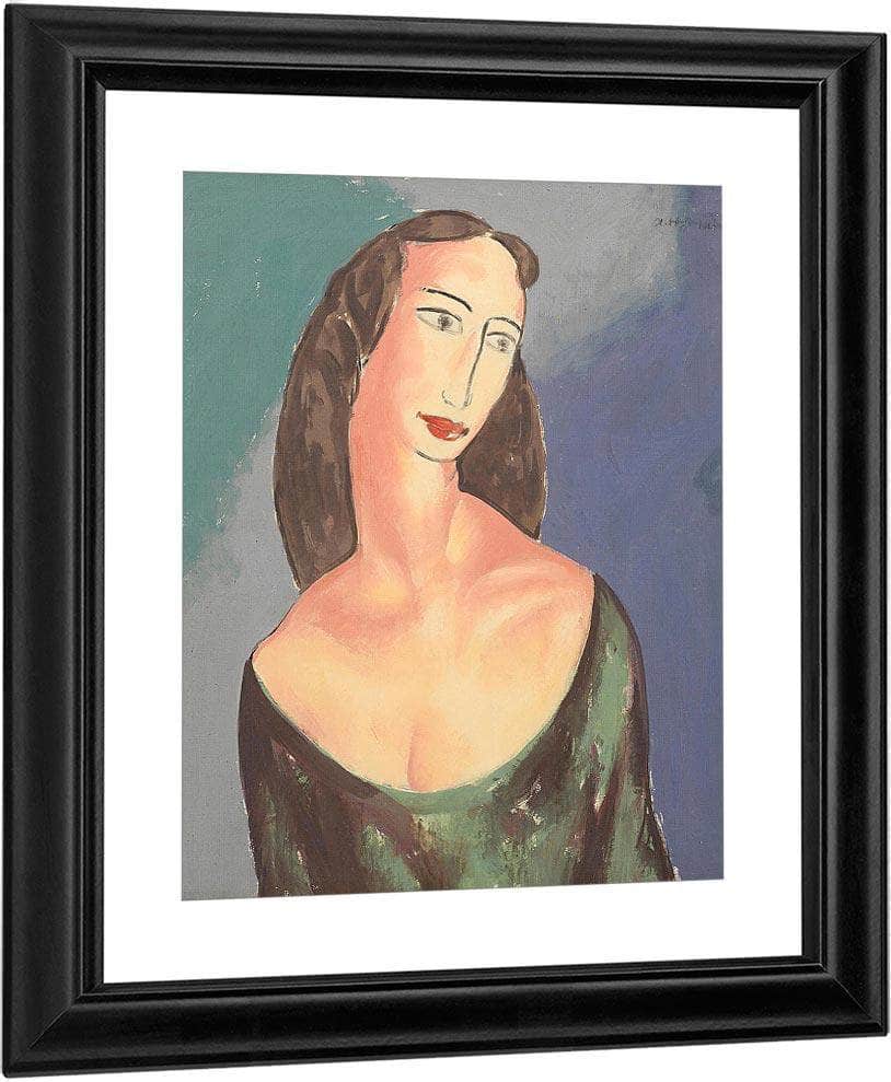 Portrait Of Janet By Alfred Henry Maurer Fine Art Print