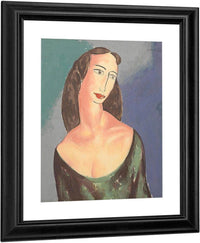 Portrait Of Janet By Alfred Henry Maurer Fine Art Print