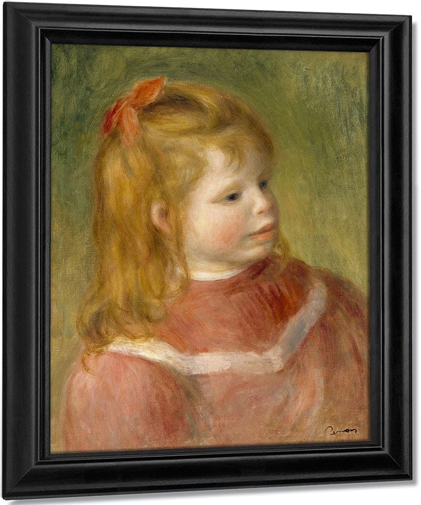 Portrait Of Jean 1 By Pierre Auguste Renoir Fine Art Print