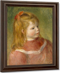 Portrait Of Jean By Pierre Auguste Renoir Fine Art Print