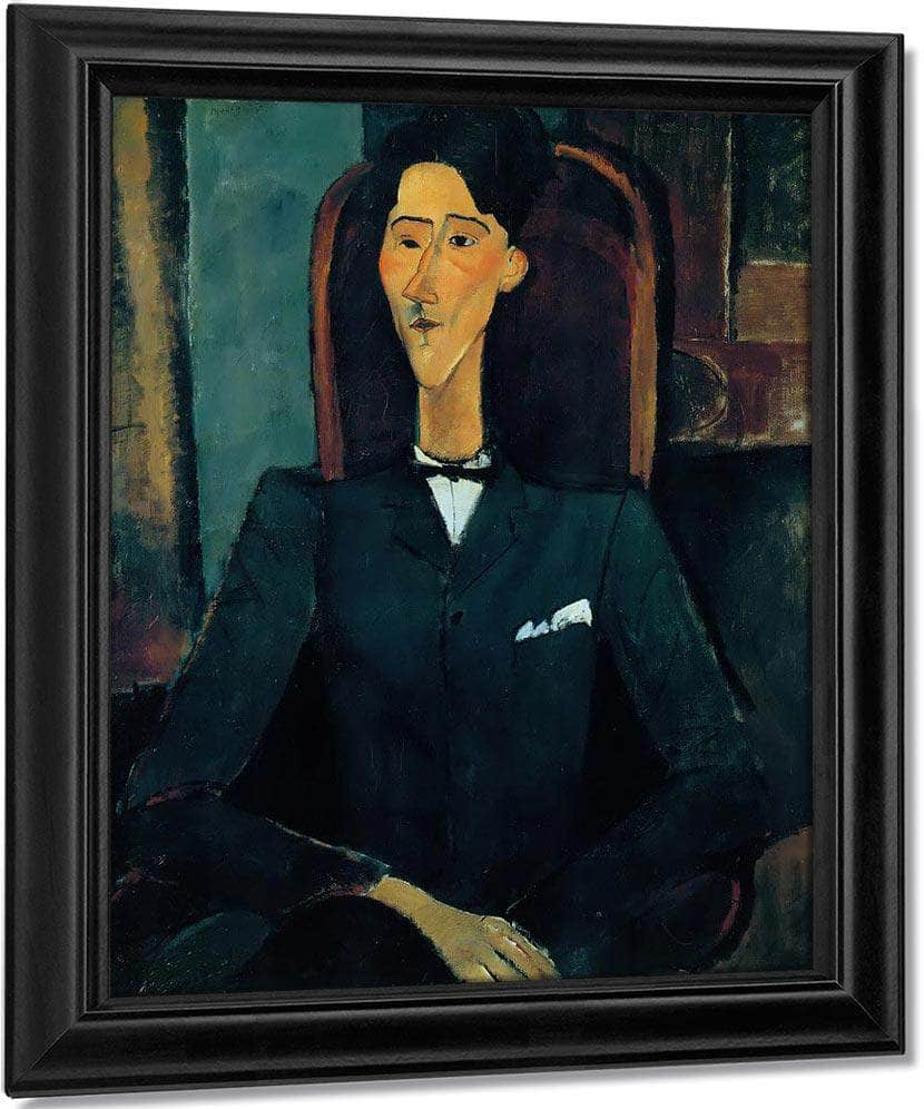 Portrait Of Jean Cocteau 1916 By Amedeo Modigliani Fine Art Print