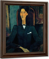 Portrait Of Jean Cocteau 1916 By Amedeo Modigliani Fine Art Print