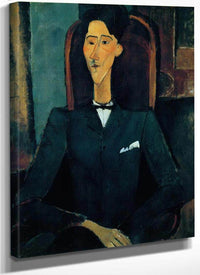 Portrait Of Jean Cocteau 1916 By Amedeo Modigliani Fine Art Print